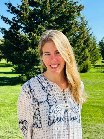 Brooke Carnwath stands outdoors