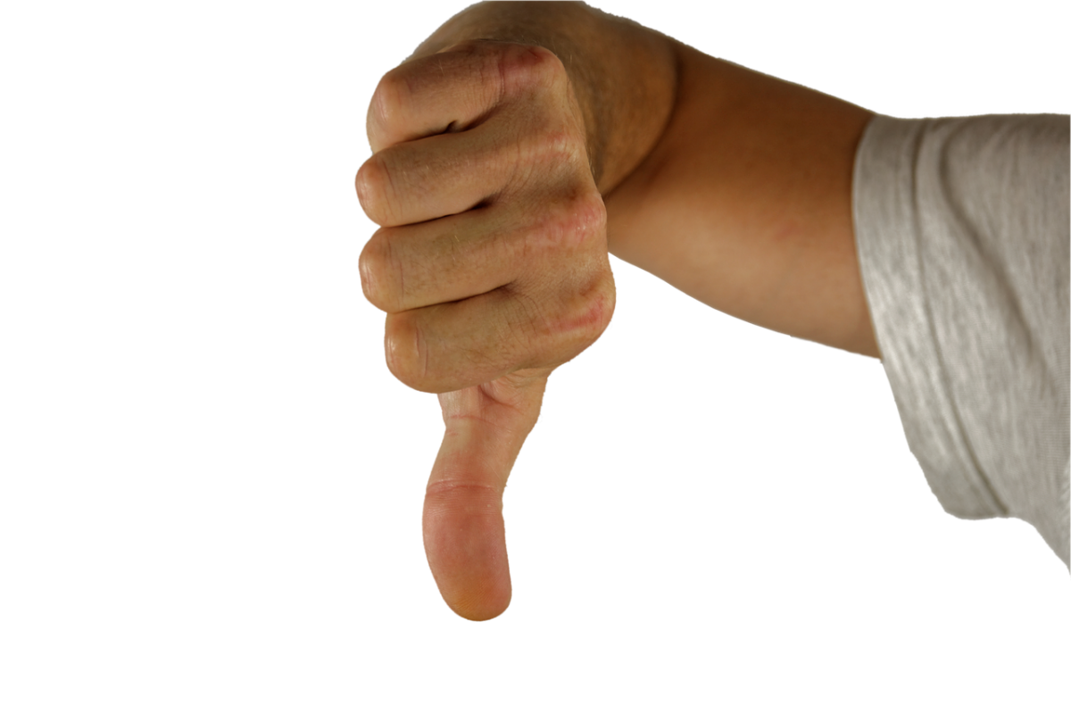 Thumbs down image